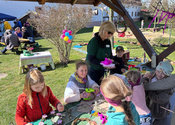 Kinderlandgarten - Bastelstrecke mit Carola
